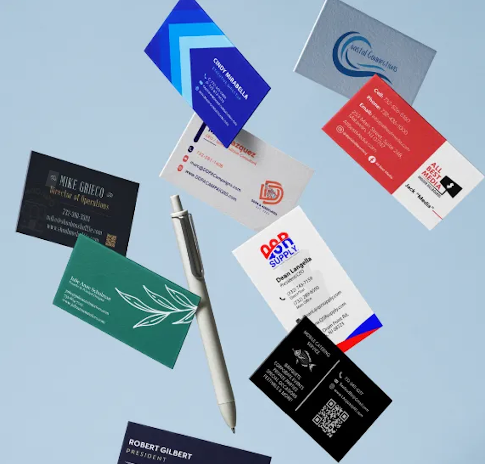 Business Cards Designed by Wingman Planning